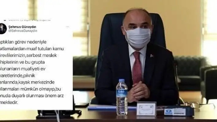 Vali Günaydın'dan kinayeli uyarı