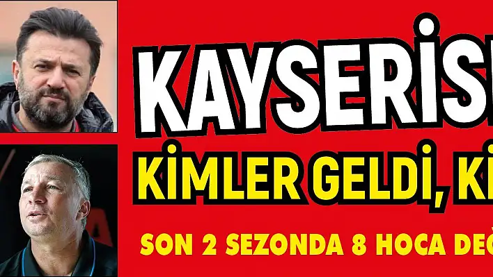 Kayserispor'da teknik direktör kıyımı yaşandı