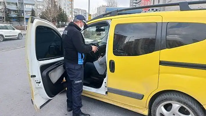 Büyükşehir Zabıtasından servis araçları ve ticari taksilere denetim