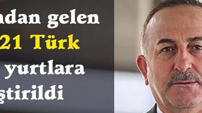 Dışişleri Bakanı Çavuşoğlu açıkladı