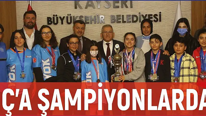 Büyükkılıç'a Şampiyonlardan Ziyaret