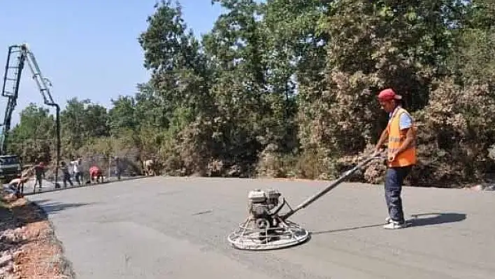 Melikgazi'ye beton yollar geliyor