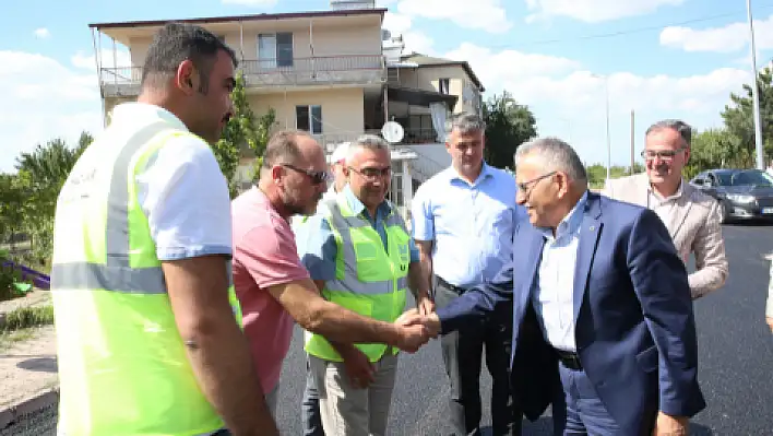  Büyükkılıç, Hacılar - İncesu bağlantı yolunda incelemelerde bulundu