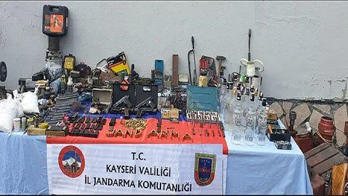 Kayseri'de silah imal ve ticaret yapan 1 kişi gözaltına alındı