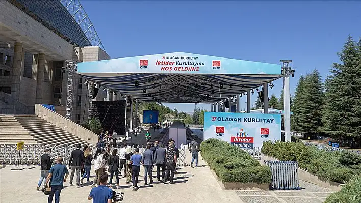 CHP'de 37. Olağan Kurultay başlıyor