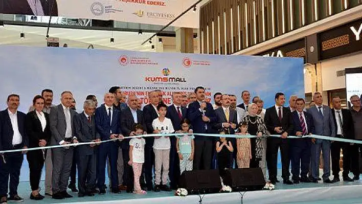 KUMSMALL AVM'nin resmi açılışını Cumhurbaşkanı Erdoğan yaptı