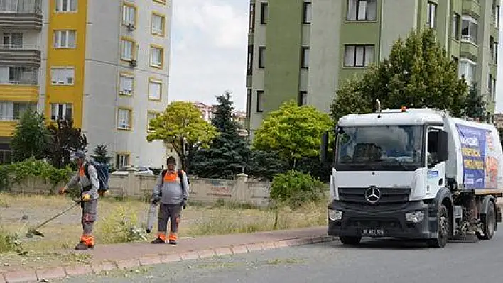 Melikgazi'nin temizlik seferberliği devam ediyor