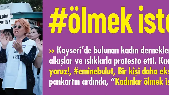 #ölmek istemiyoruz!