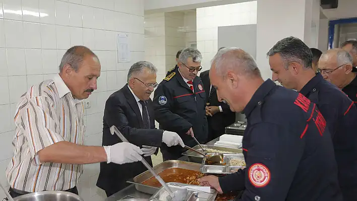 BAŞKAN BÜYÜKKILIÇ, İTFAİYE TEŞKİLATIYLA