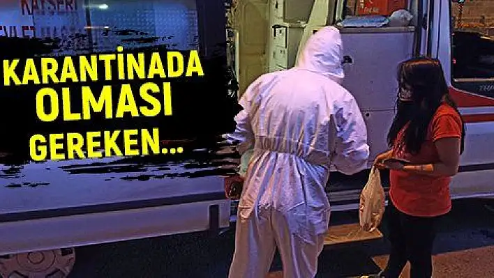 Karantina kaçağı genç, polis denetiminde yakalandı