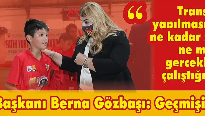 Gözbaşı: Geçmişi unutmayalım