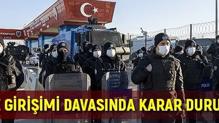 Akıncı Üssü darbe girişimi davasında karar duruşması başladı