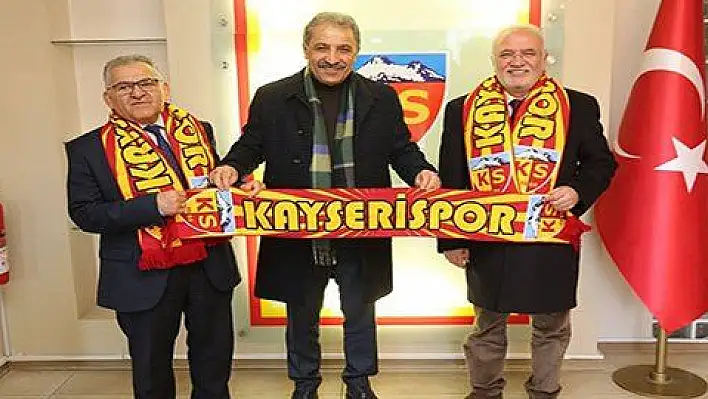 BAŞKAN BÜYÜKKILIÇ, KAYSERİSPOR TESİSLERİNDE