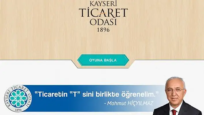 KTO, TİCARETİ OYUNLA ÖĞRETİYOR