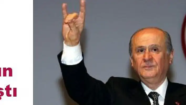 BAHÇELİ: BOZKURT İŞARETİ BAŞBAKANIN ELİNE YAKIŞMIŞ