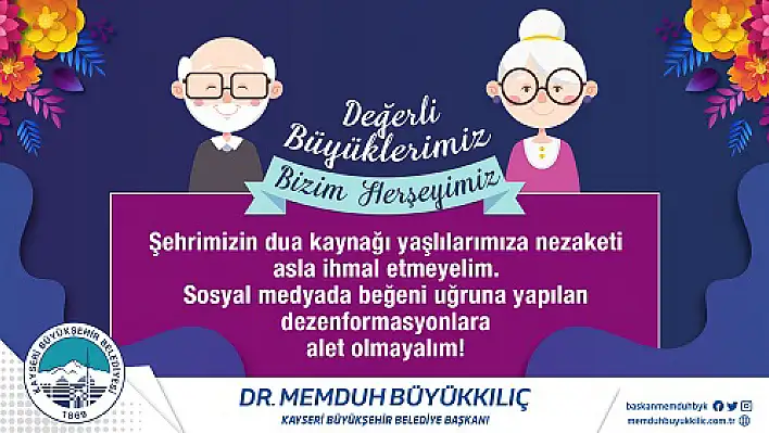 Büyükşehir'den huzurevi sakinleri için 24 saat gözetim