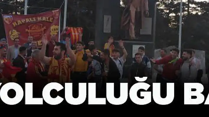 Kayserisporlu taraftarların kupa yolculuğu başladı 