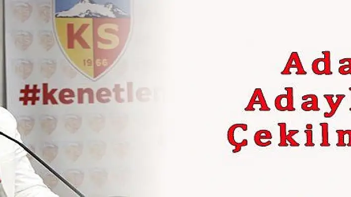 Kılınç: 'Adayız, Adaylıktan Çekilmiyoruz'