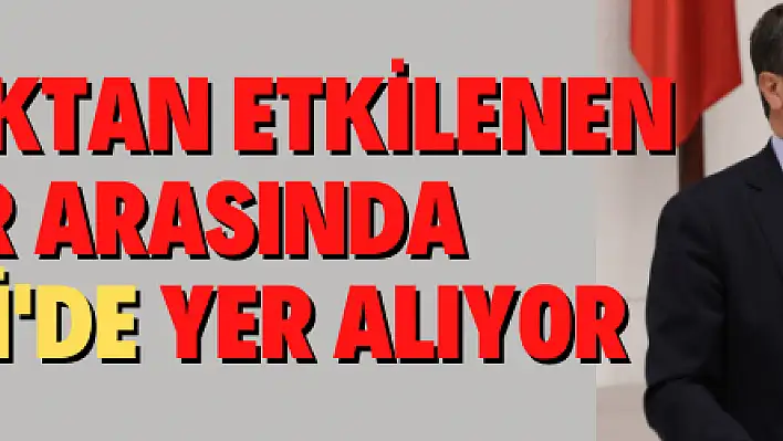  Kuraklıktan etkilenen iller arasında Kayseri'de yer alıyor