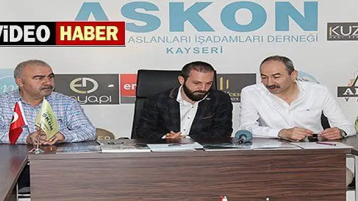 ASKON Kayseri Şube Başkanı Ali Özcan: 'Desteğimiz Ömer Gülsoy'a'