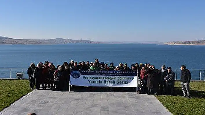 Büyükşehirin fotoğrafçıları Yamula Barajı'nda 