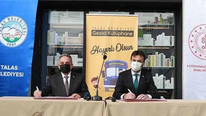 Talas'tan 'Gezici Kütüphane' hizmeti