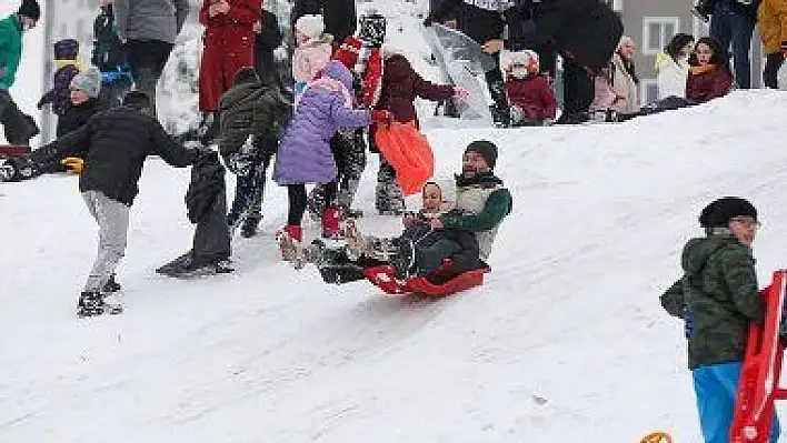 Talas'ın Erciyes'i kayak keyfini yaşatıyor