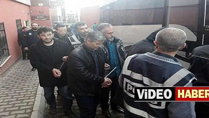 Kayseri'de 20 polis mahkemeye sevk edildi