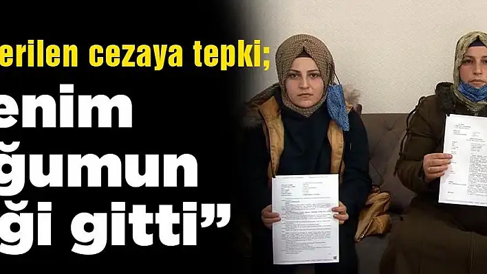 Acılı aileden oğullarının katil zanlısına verilen cezaya tepki