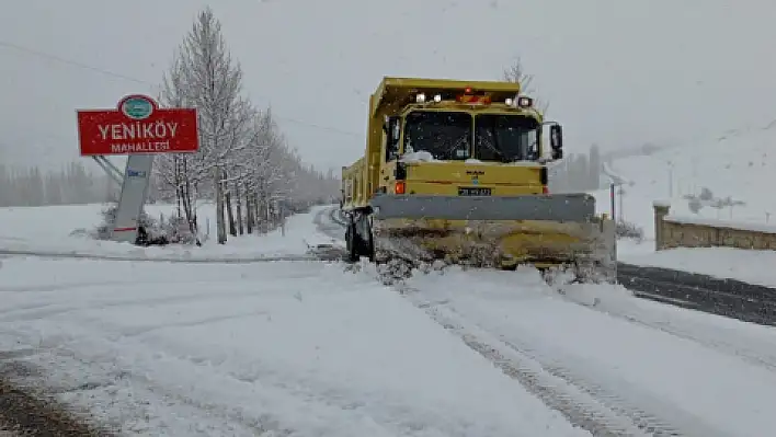 59 mahalle yolu ulaşıma açıldı