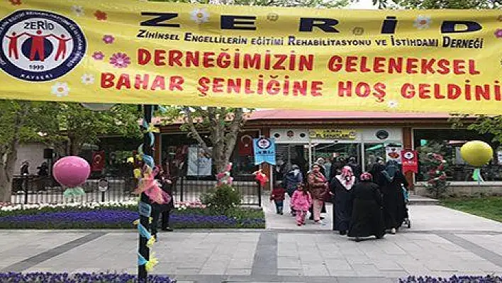 Kayseri ZERİD 17. geleneksel bahar şenliği düzenlendi 