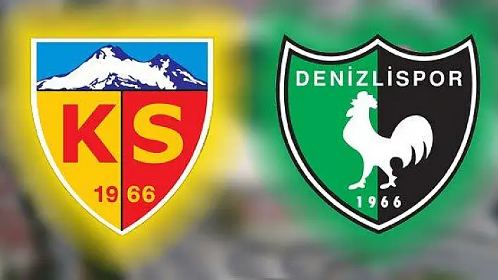 Kayserispor ile Denizlispor 18. randevuda...