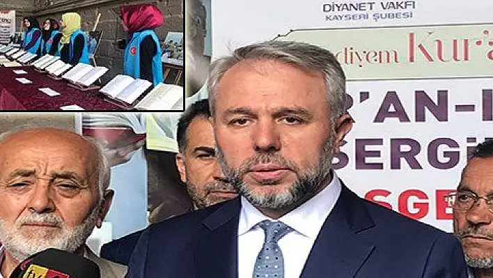 27 dilde yayınlanan Kur'an-ı Kerim mealleri sergide ziyarete açıldı 