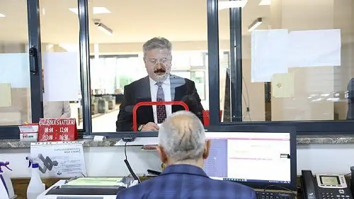 Palancıoğlu Emlak Vergisini vezneden ödedi