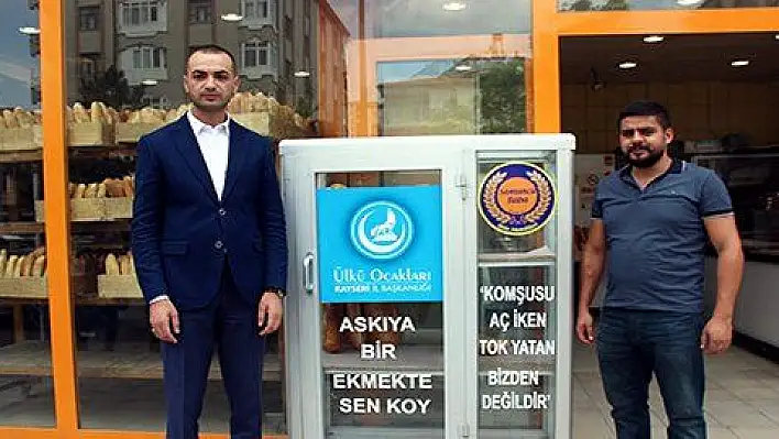 Ülkü Ocakları Kayseri'de Askıda Ekmek Kampanyasını başlattı