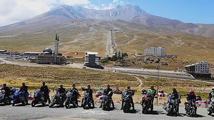 Motosiklet tutkunları Erciyes'te buluşacak