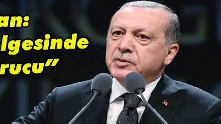 Erdoğan: 'Türkiye bölgesinde oyun kurucu'