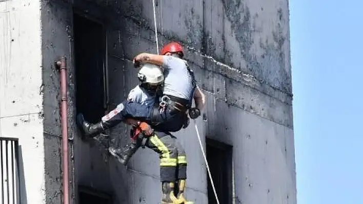 Kayseri OSB 'de gerçeği aratmayan tatbikat