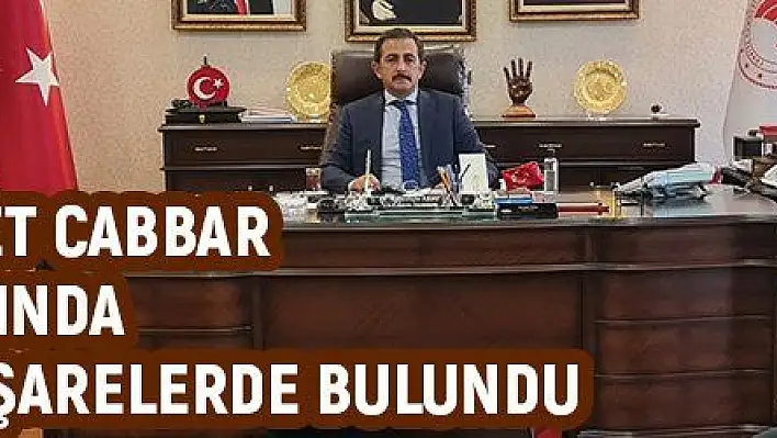 Başkan Mehmet Cabbar projeler hakkında Ankara'da istişarelerde bulundu