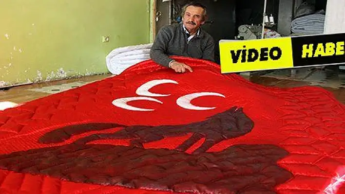 Bozkurt figürlü yorgana yoğun ilgi 