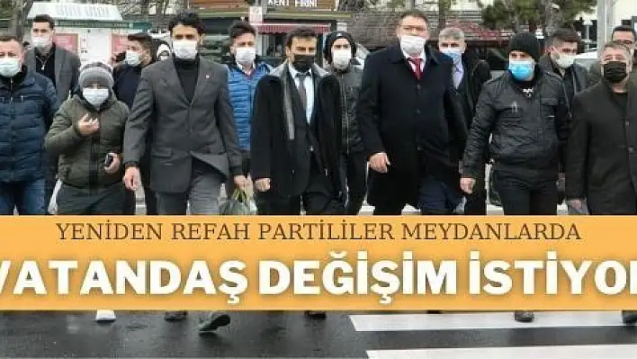 Yeniden Refah Partisi meydanlarda