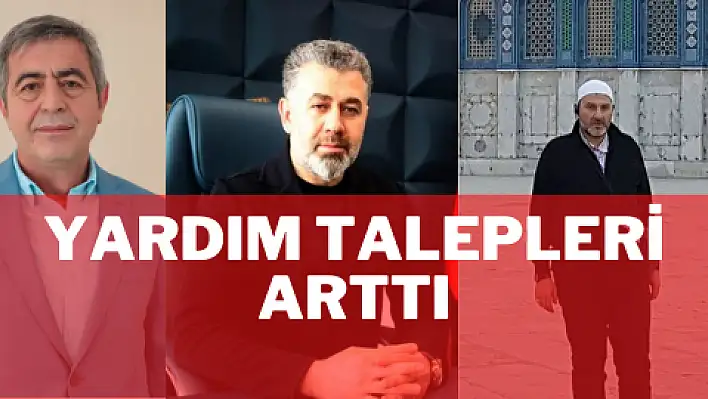 Yardım talepleri arttı