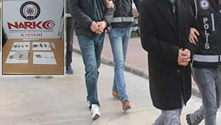 Kayseri'de uyuşturucu operasyonu: 15 gözaltı 
