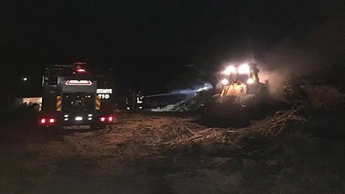 Develi'deki balya yangını söndürüldü 