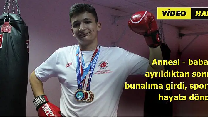 Kick boks ile hayata güldü