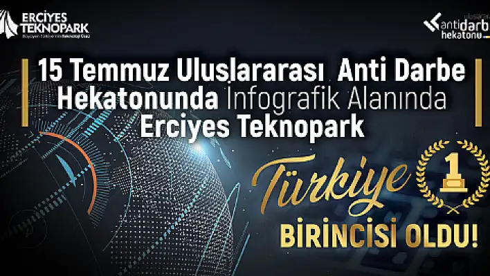 Erciyes Teknopark yine göğsümüzü kabarttı