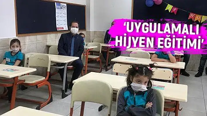 İlkokullarda 'Uygulamalı Hijyen Eğitimi' verildi