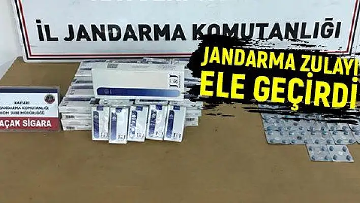 Araçlarına sentetik hap ve sigara zulalamışlar