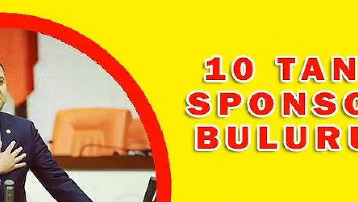 10 TANE SPONSOR BULURUM