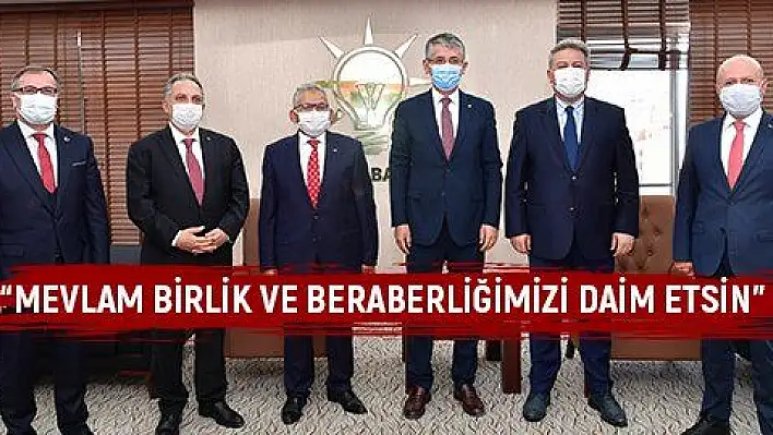 Başkanlardan Çopuroğlu'na 'hayırlı olsun' ziyareti